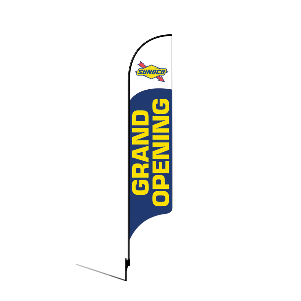 15' Sunoco Blue Grand Opening AdverSail Flag Kit