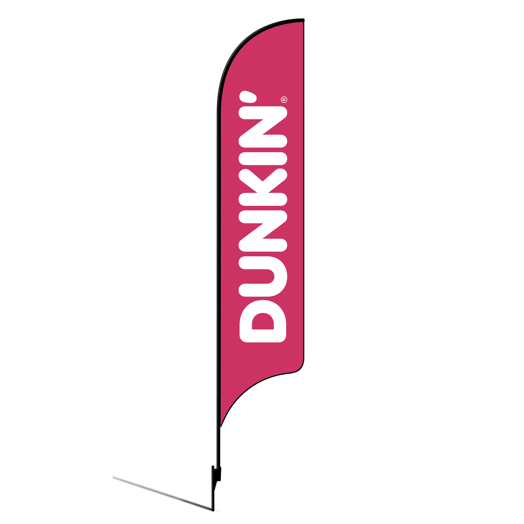 15' Dunkin' Donuts Pink Logo AdverSail Flag Kit