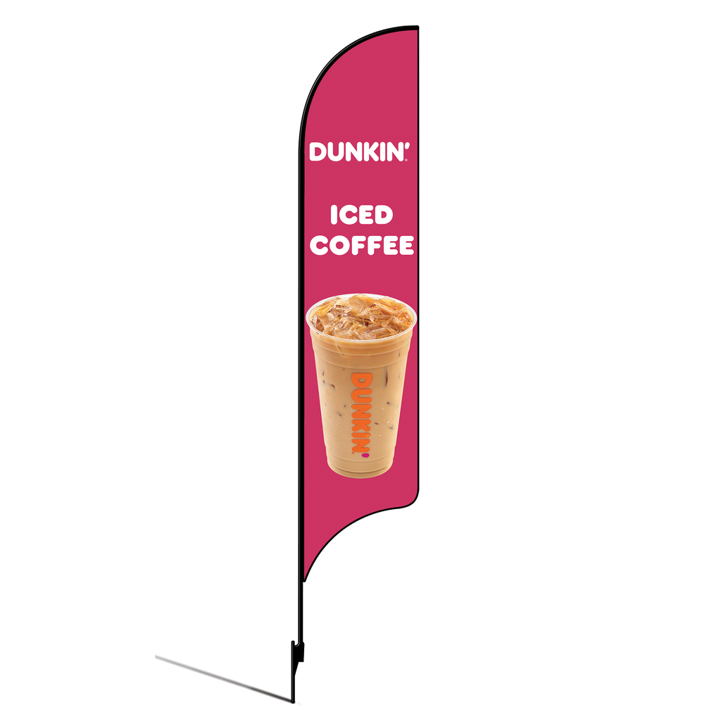 Kit for 15' Dunkin' Donuts Pink Iced Coffee AdverSail
